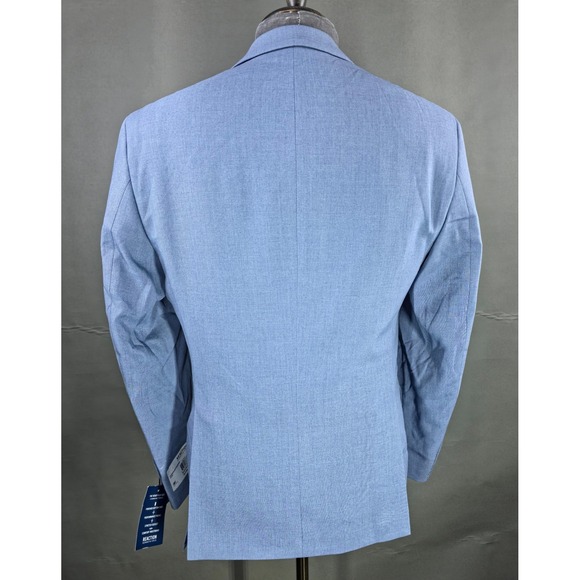 Kenneth Cole reaction 2 Piece Suit Mens 36S Pants 29W Light Blue Quiet Luxury - Picture 4 of 15